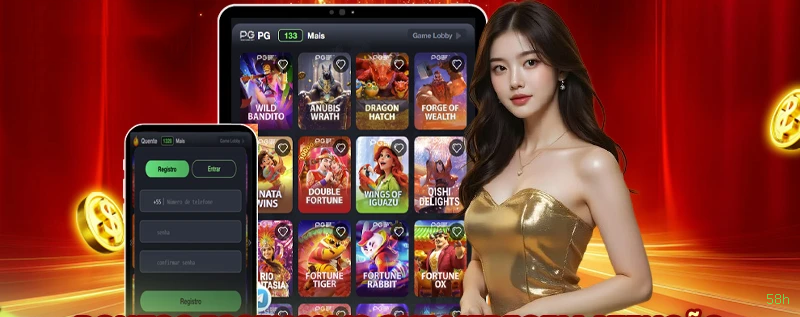 Jogos de bônus no 58h: rodadas grátis, multiplicadores e jackpots progressivos em slots selecionados